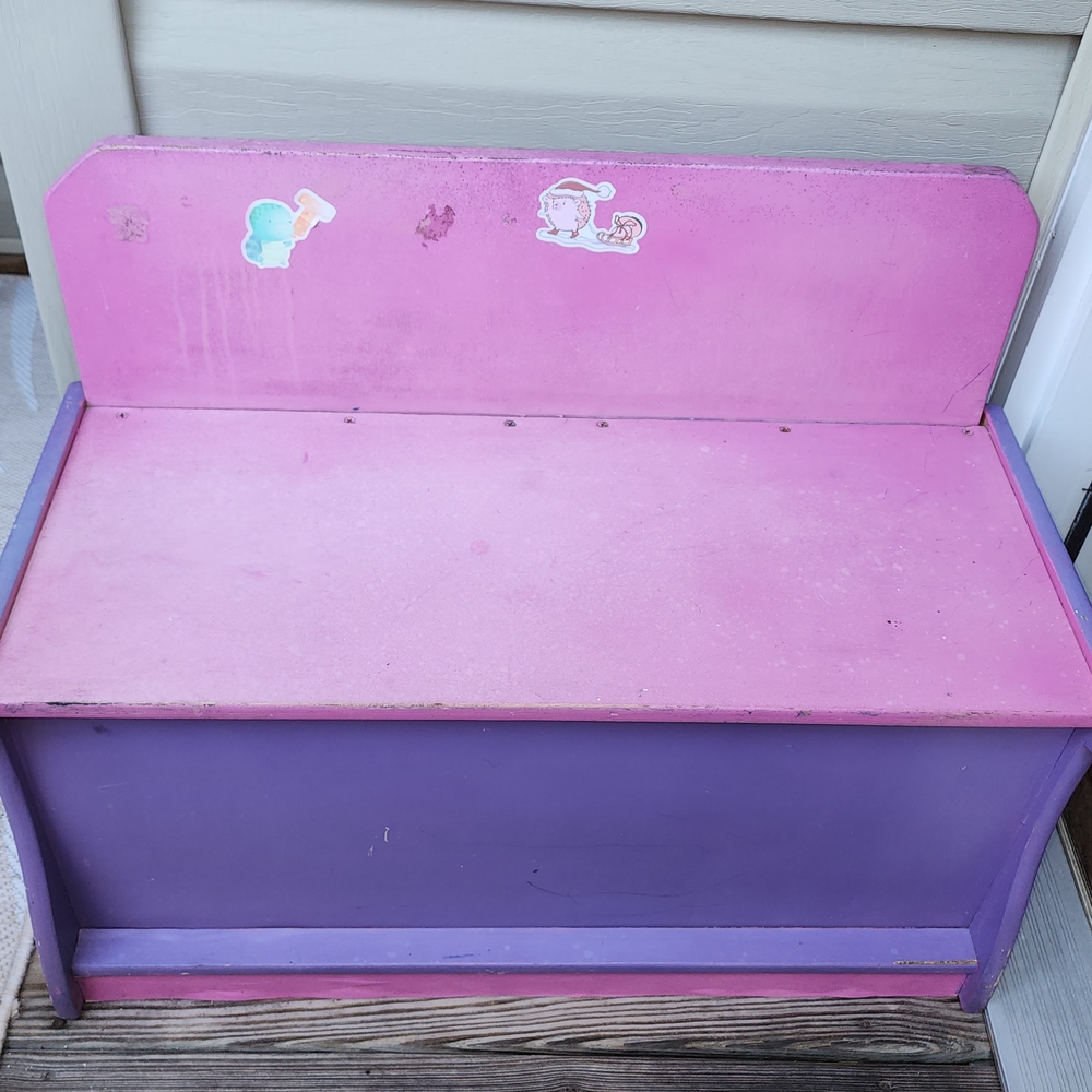 Kaplan Early Learning Co. Kids Wooden Sitting Bench With Double Storage Cubby